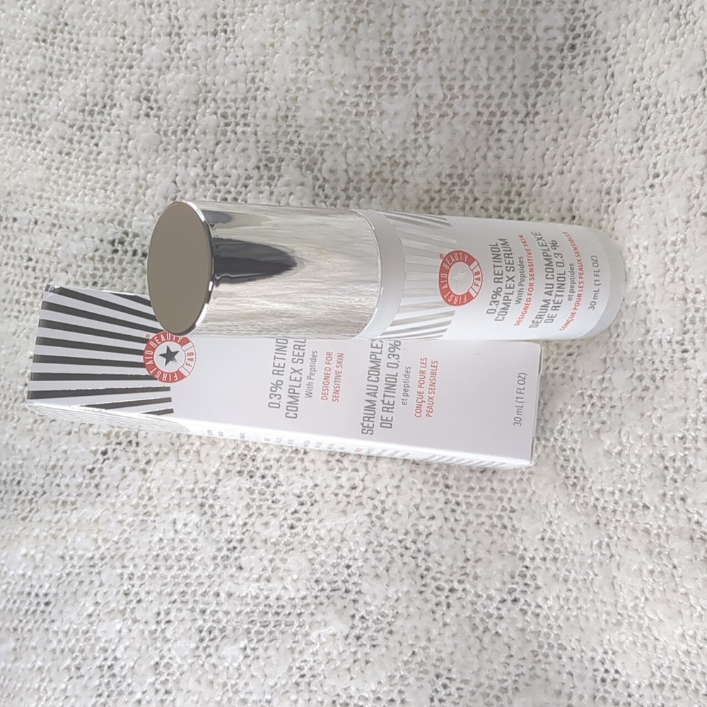 First Aid Beauty 0.3% Retinol Complex Serum with Peptides, 30ml/1.0fl oz - Picture 1 of 10